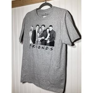Friends Gray Short Sleeve T-Shirt Size Small Ripple Junction New W/Tag